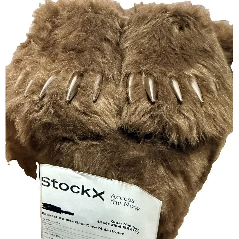 Bravest Studios Bear Claw Mules Brown Men’s Size 11 Stockx Purchase